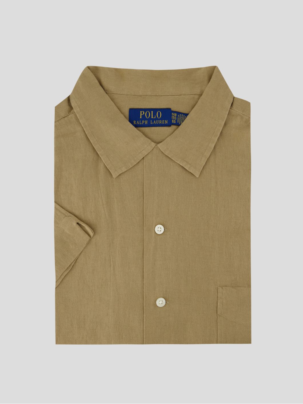 Chemisette en Lin Grande Taille Marron